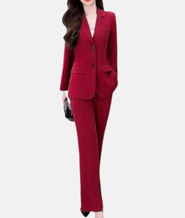 Damski Garnitur Manon | Elegancja i Komfort – Czerwony