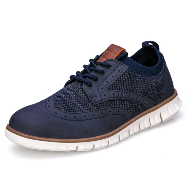 Męskie Buty Oddychające | Eleganckie i Wygodne – Ciemnoniebieski